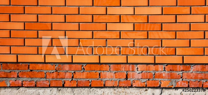 Bild på Red brick wall in the house as a background